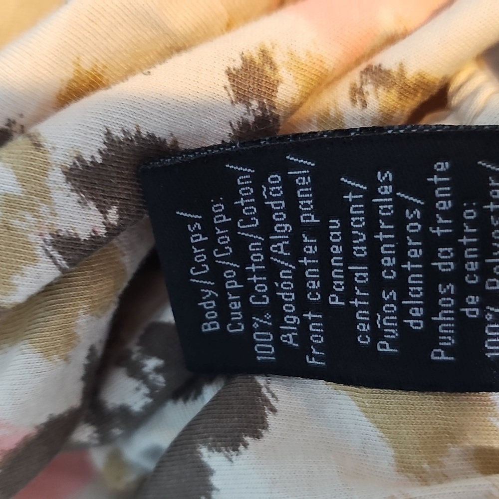 3/$25 Calvin Klein Size M Multicolor Floral Blouse - Picture 6 of 6